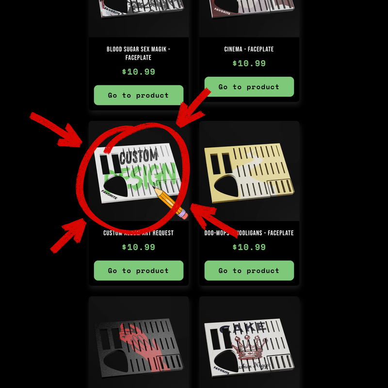 click on "Custom album art request"